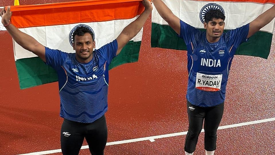 India delivered a stunning double podium in the men's javelin throw at the Asian Games 2026, with Yashvir Singh capturing silver and Rohit Yadav claiming bronze in Nagoya. - afiindia/X