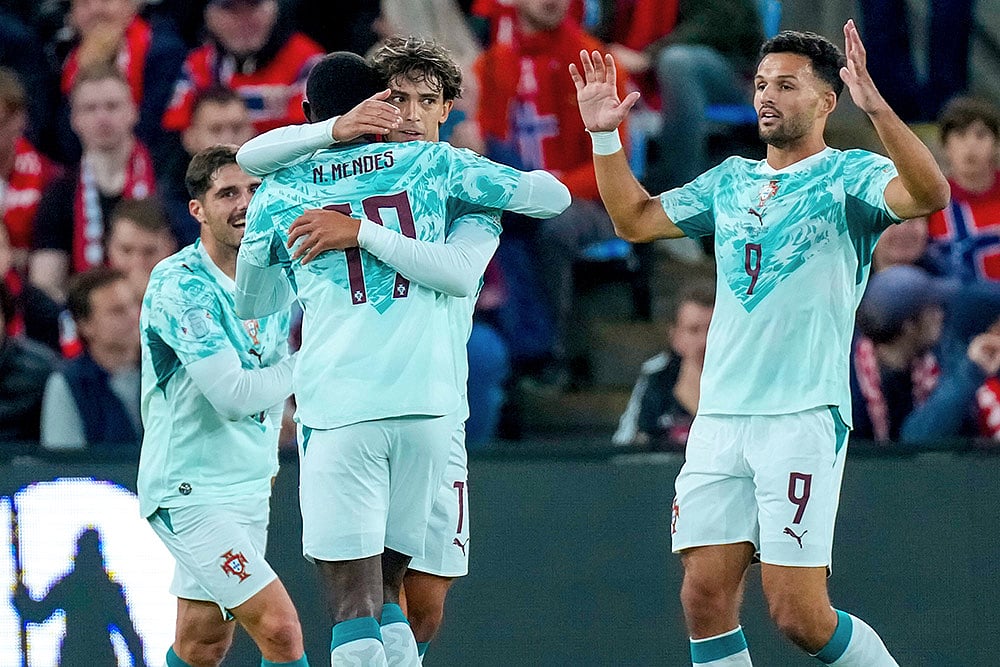 UEFA Nations League soccer match: Portugal vs Norway
