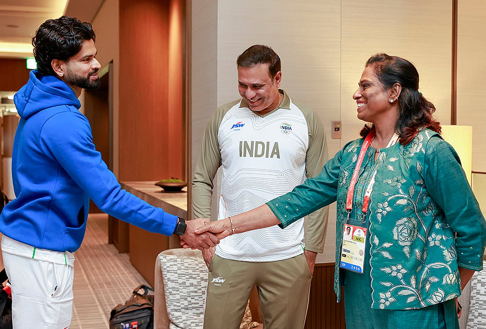 PT Usha meets Shreyas Iyer