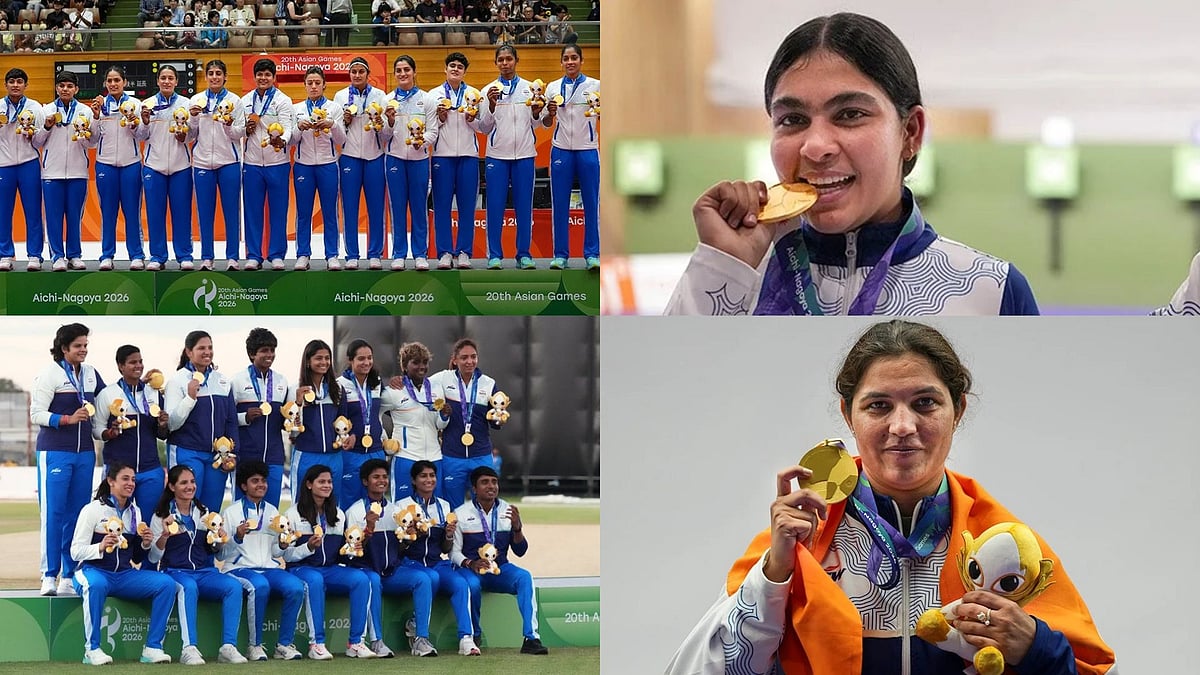 India's women's kabaddi team, women's cricket team, Suruchi Singh and Neeru Dhanda with gold medals at the Asian Games in Aichi-Nagoyath - | Photo: File