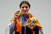 | Photo: PTI/Atul Yadav : India's Neeru Dhanda poses with her gold medal and the event mascot during the victory ceremony for the women's trap shooting individual event at the 20th Asian Games 2026, in Nagoya, Japan, Tuesday, Sept. 29, 2026. 
