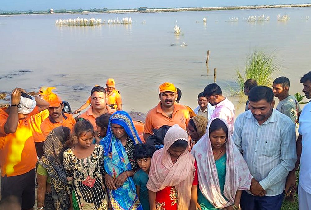 Rescue operation amid UP flood
