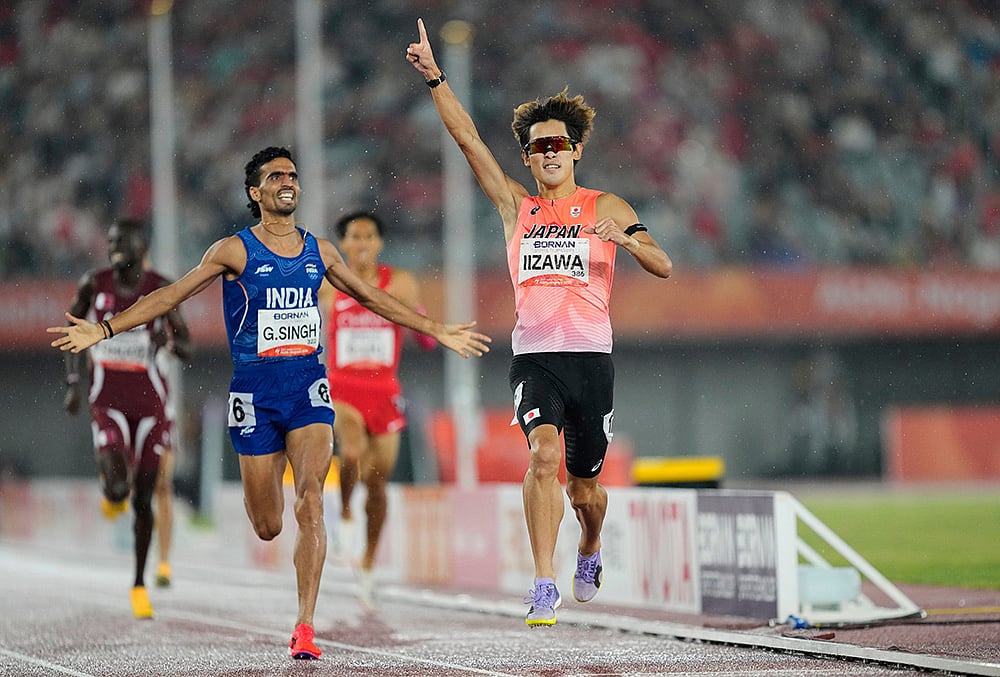 india at Asian games mens 1500 Gulveer Singh