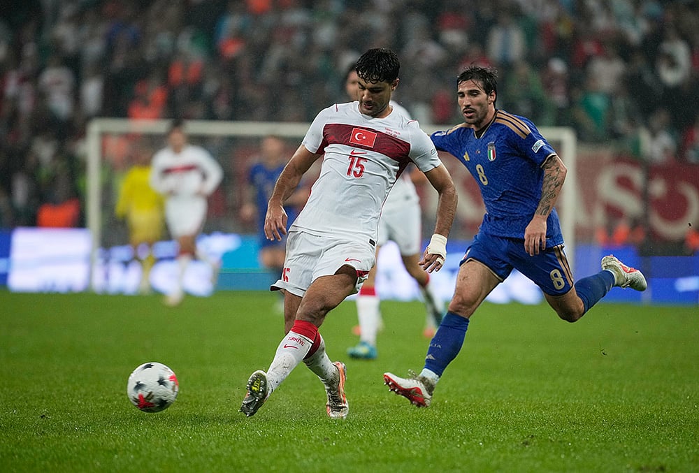 Turkey vs Italy Nations League Soccer-Turkeys Ozan Kabak