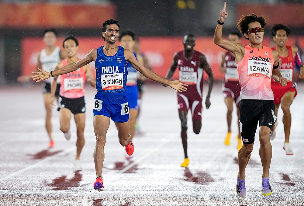 Gulveer Singh personal best 1500m