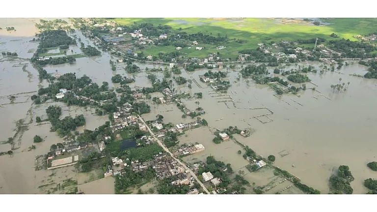 An aerial survey of Gopalganj and Motihari - X@samrat4bjp