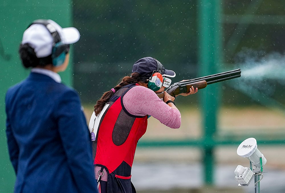 Asian games womens trap shooting Neeru Dhanda