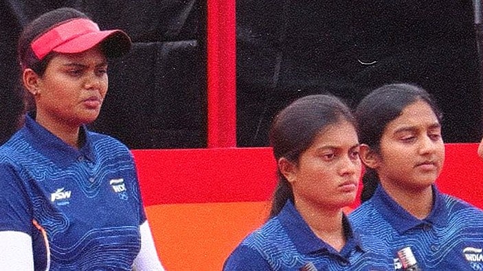 India beat China 238-234 in the women’s compound archery final at Aichi-Nagoya. - WeAreTeamIndia/X