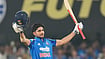 Shubman Gill’s Answer To West Indies’ 405: A Blistering 62-Ball Century (AP Photo/ Anupam Nath) : India's captain Shubman Gill celebrates his century during the second one-day international cricket match between India and West Indies in Guwahati, India, Wednesday, Sept. 30, 2026