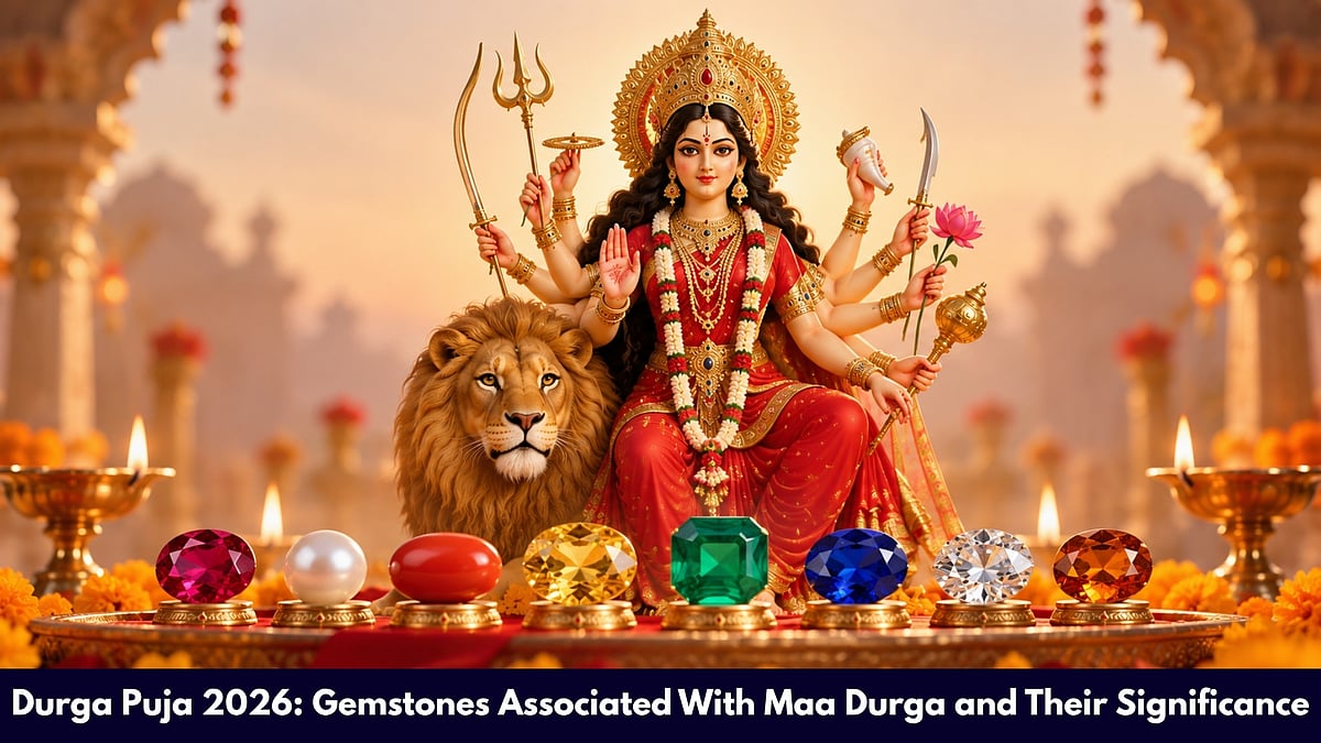 Durga Puja 2026: Gemstones Associated With Maa Durga And Their Significance - null