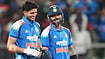 Rafiq Maqbool/AP Photo : India's captain Shubman Gill, left, celebrates his century with Virat Kohli during the first one day international cricket match between India and West Indies in Thiruvananthapuram.