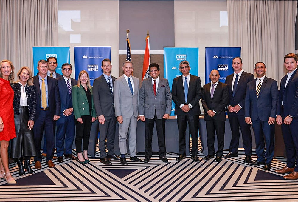 Piyush Goyal invites US manufacturers to invest in India