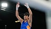 | Photo: AP/Eranga Jayawardena : India's Priya Ghanghas celebrates after winning the women's 60kg boxing final at the Commonwealth Games in Glasgow, Scotland.