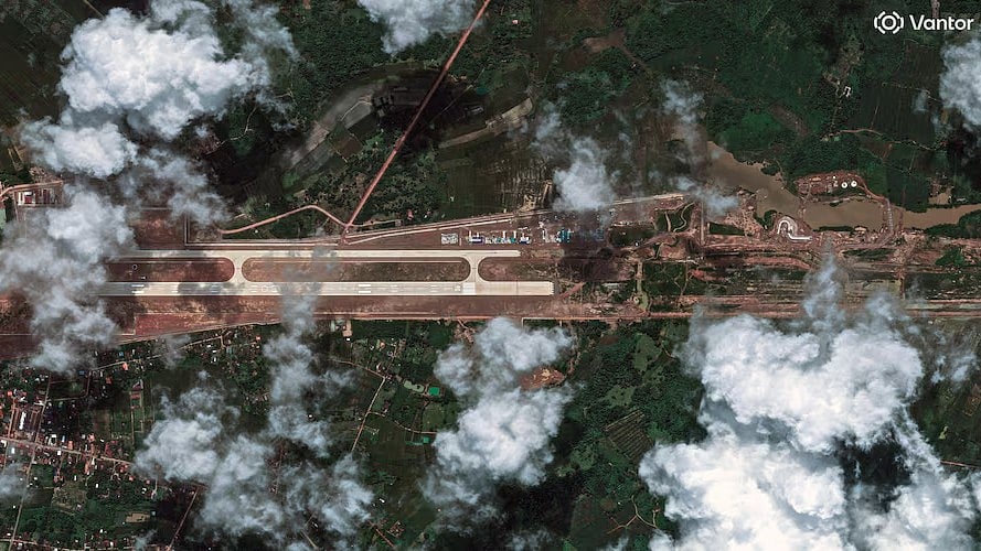 Satellite Imagery Of  China-Laos Joint Support and Training Center -  | Vantor/Handout via REUTERS
