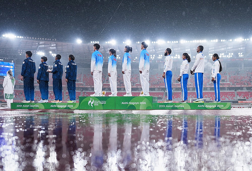 Indian relay team Asian Games 2026 photos
