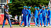 PTI : Indian cricketers celebrate a Sri Lankan wicket during Asian Games 2026 semifinal. 