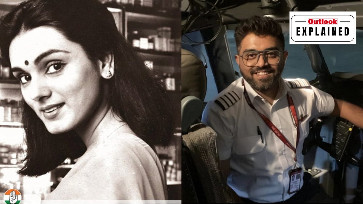 Neerja Bhanot, the brave Indian flight purser and Captain Smit Machchhar    - X@INCIndia AND X@IsraelMFA