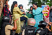 | Photo: PTI : Mahila Morcha activists scuffle with police personnel near the State Secretariat during a protest, in Thiruvananthapuram. The protest was organized in response to Youth Congress workers waving black flags at Union Home Minister Amit Shah's convoy during his visit to Kollam. 