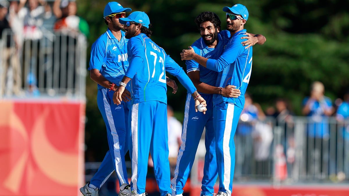 India men's cricket team during the semi-final against Sri Lanka at the Asian Games on October 1 - | Photo: X/BCCI