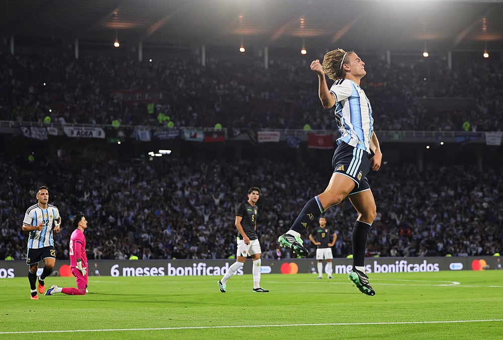 Argentina vs Bolivia international friendly highlights Argentinas Nico Paz