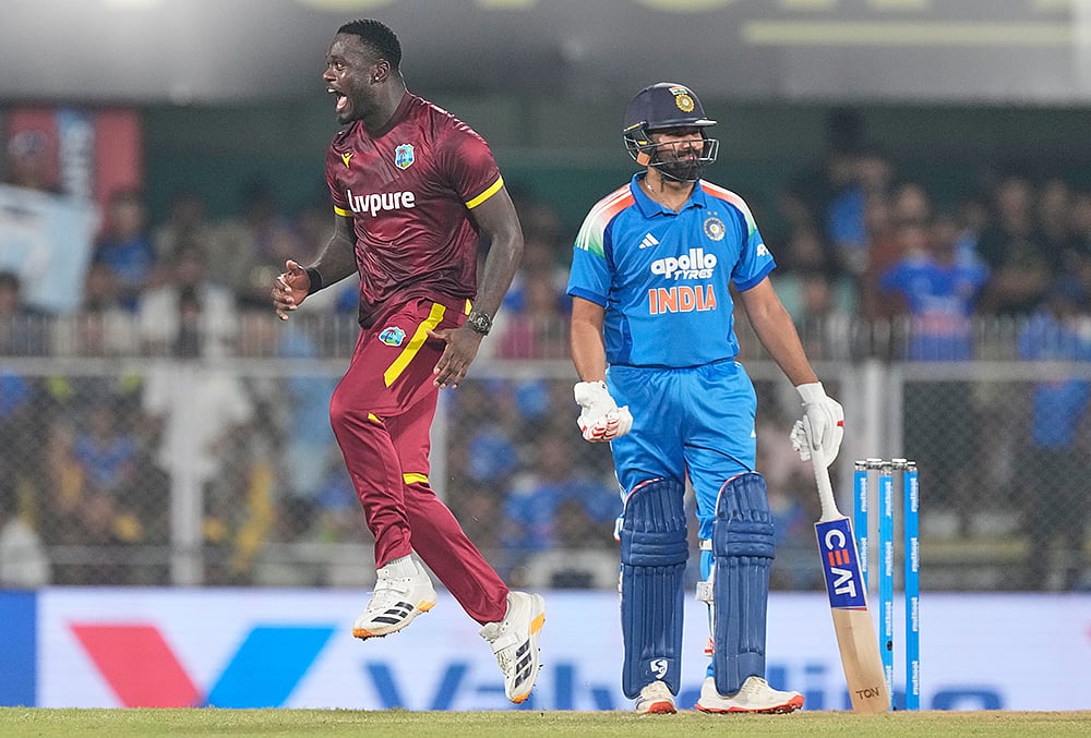 India vs West indies 2nd odi West Indies Jayden Seales