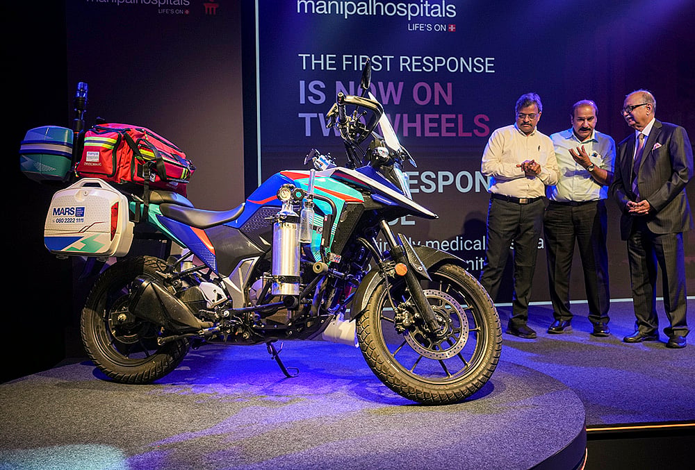 Bike Ambulance launch in Bengaluru