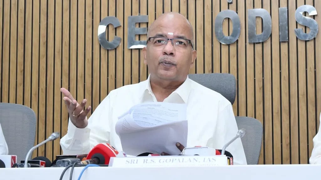 Odisha Chief Electoral Officer RS Gopalan - X