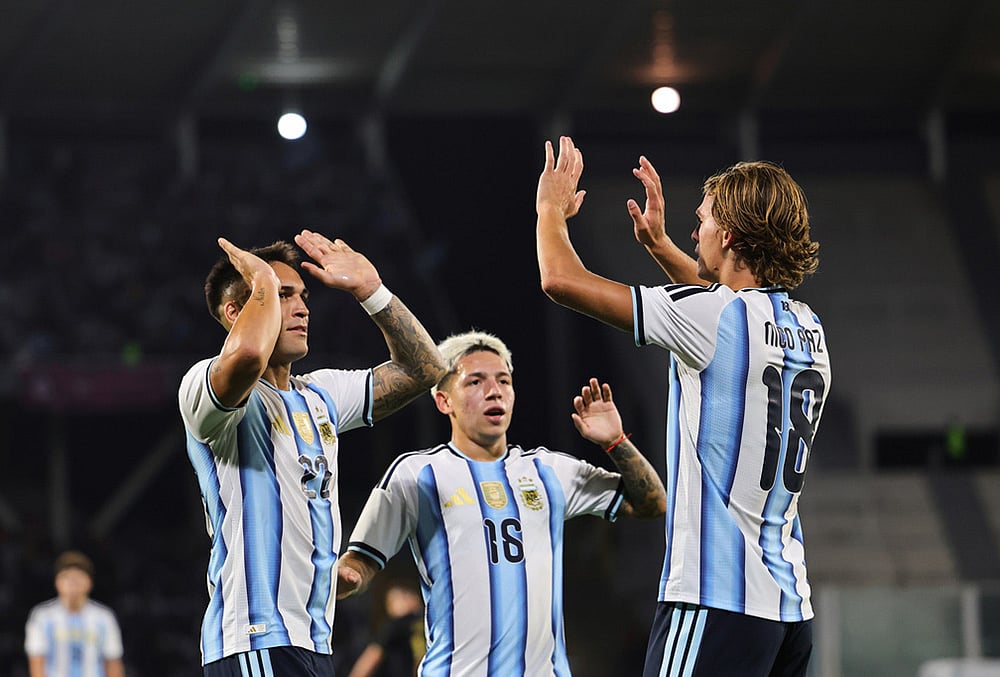 Argentina vs Bolivia international friendly highlights Argentinas Nico Paz