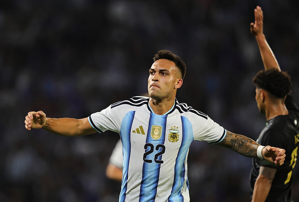 Argentina vs Bolivia international friendly highlights_Argentinas Lautaro Martinez