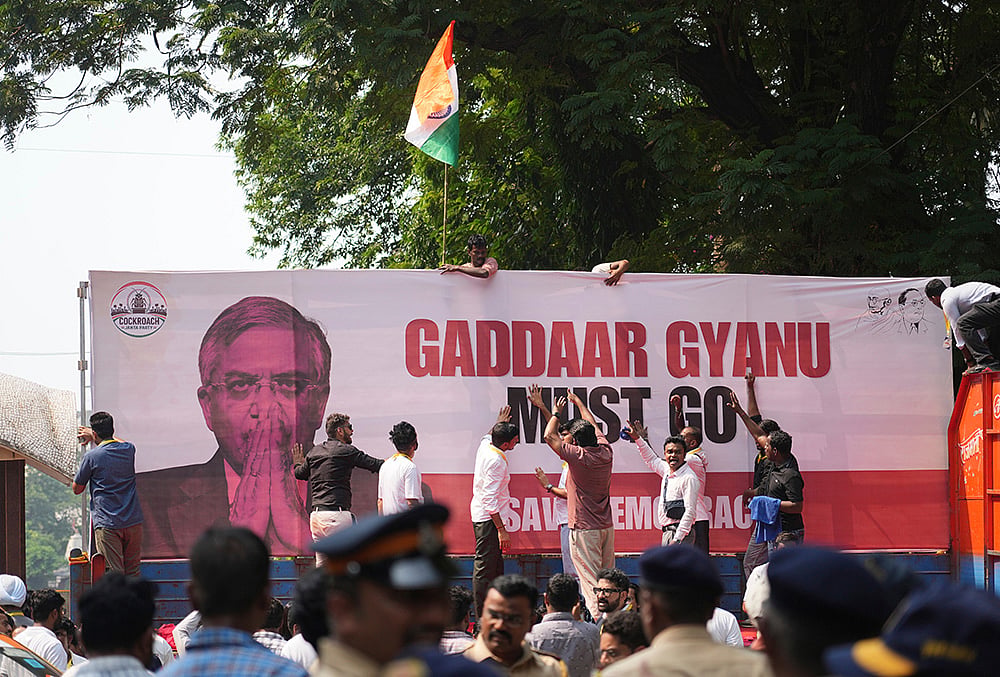 Mumbai democracy rally Election Commission
