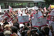 | Photo: PTI/Karma Bhutia : People stage a protest against the CEC near the Jantar Mantar, in New Delhi, Friday, Oct. 2, 2026. Political parties and members of AISA, SFI, NSUI and other student bodies are protesting to demand Chief Election Commissioner (CEC) Gyanesh Kumar's resignation over the alleged irregularities in the Special Intensive Revision (SIR) of electoral rolls and mass deletion of voters. 