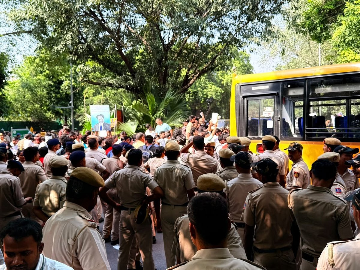 police personnel, Jantar Mantar
