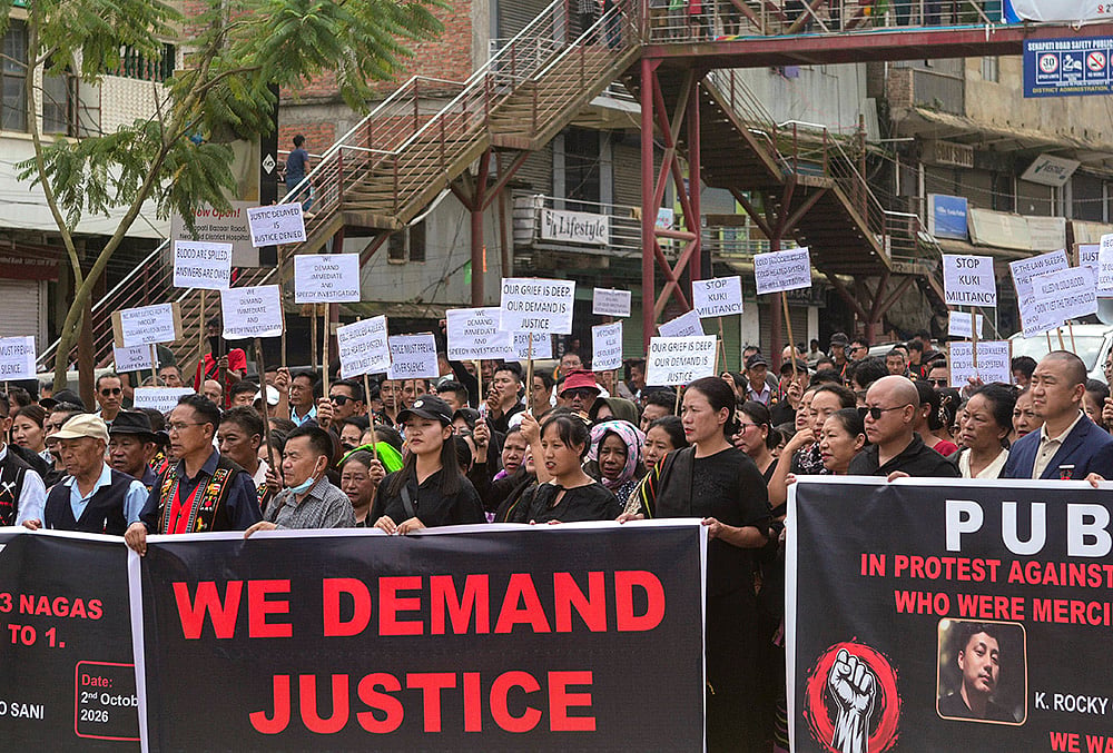 Protest in Manipur