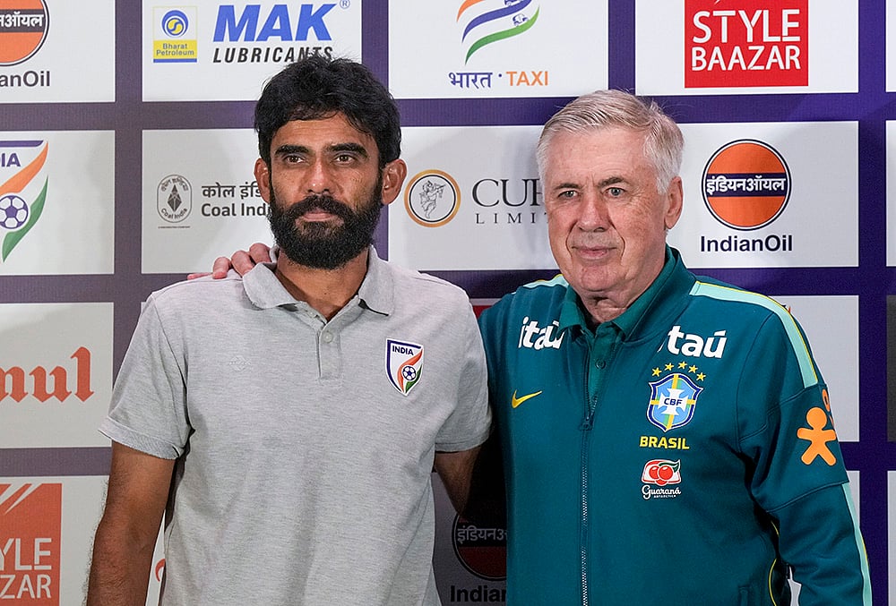 India and Brazil football press conference in Kolkata