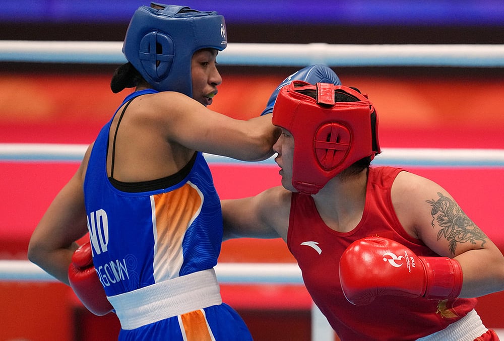 Second Indian woman boxing gold medalist Asian Games