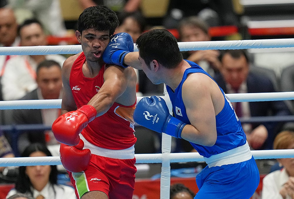 First Indian male boxer to win Asian Games gold