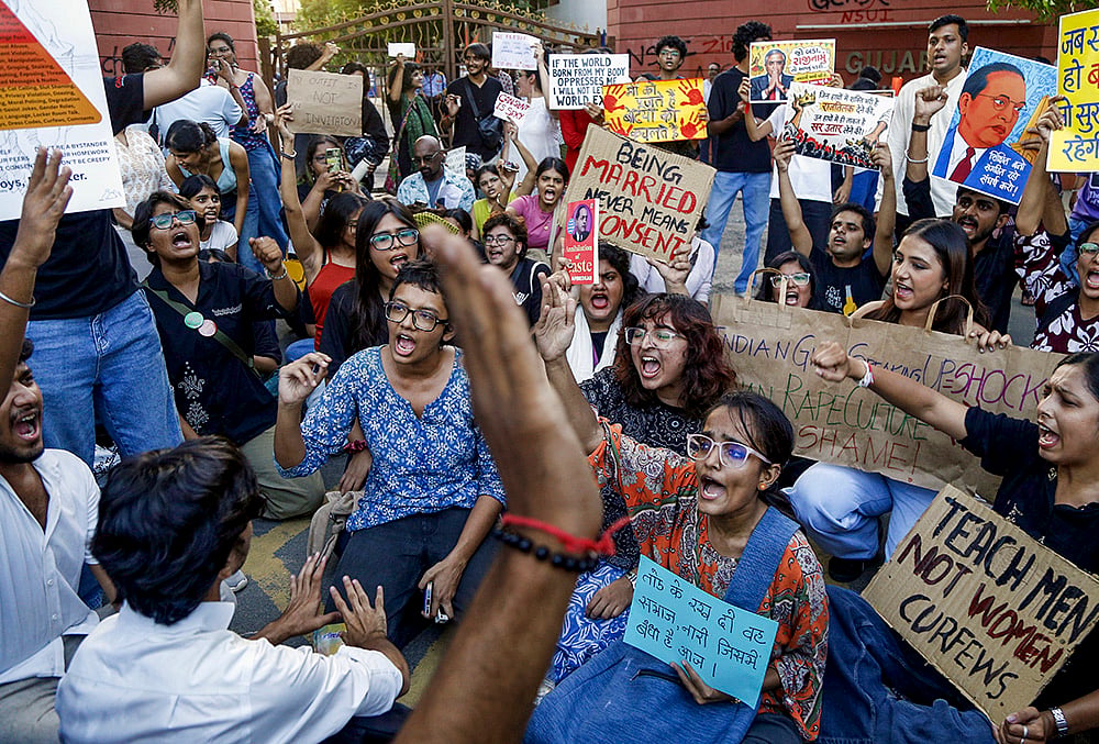 Protest in Ahmedabad