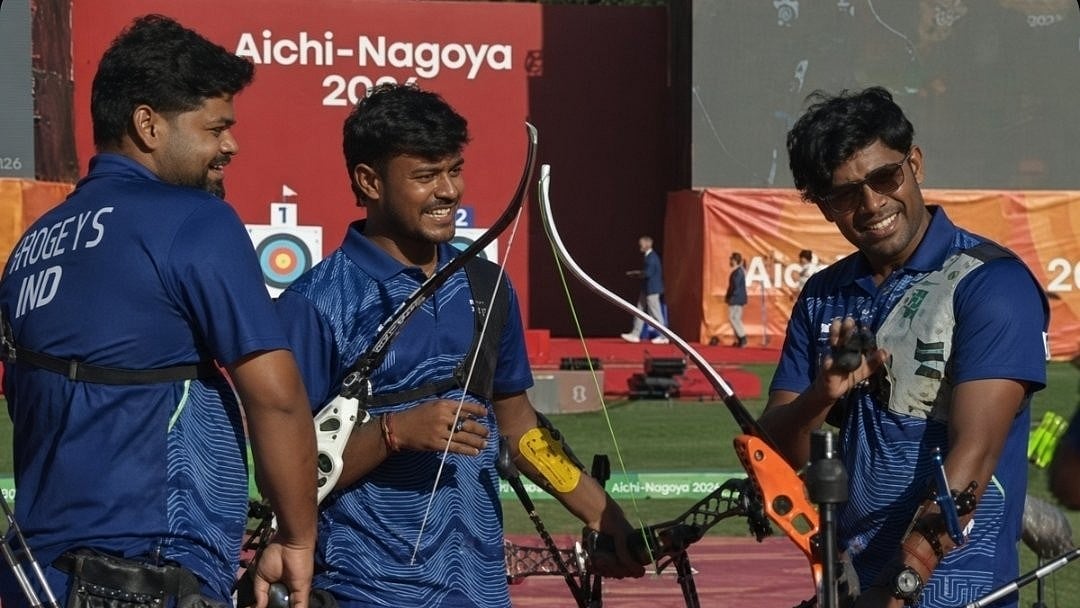 India Settle For Silver! South Korea Beat Dhiraj, Neeraj And Yashdeep In Men’s Recurve Final - X