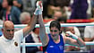 (AP Photo/Lee Jin-man) : India's Parveen, in blue, celebrates her win by decision over Taiwan's Chen Nien-chin, in their women's 65kg boxing final match at the Asian Games in Nishio, Aichi prefecture, Japan, Friday, Oct. 2, 2026
