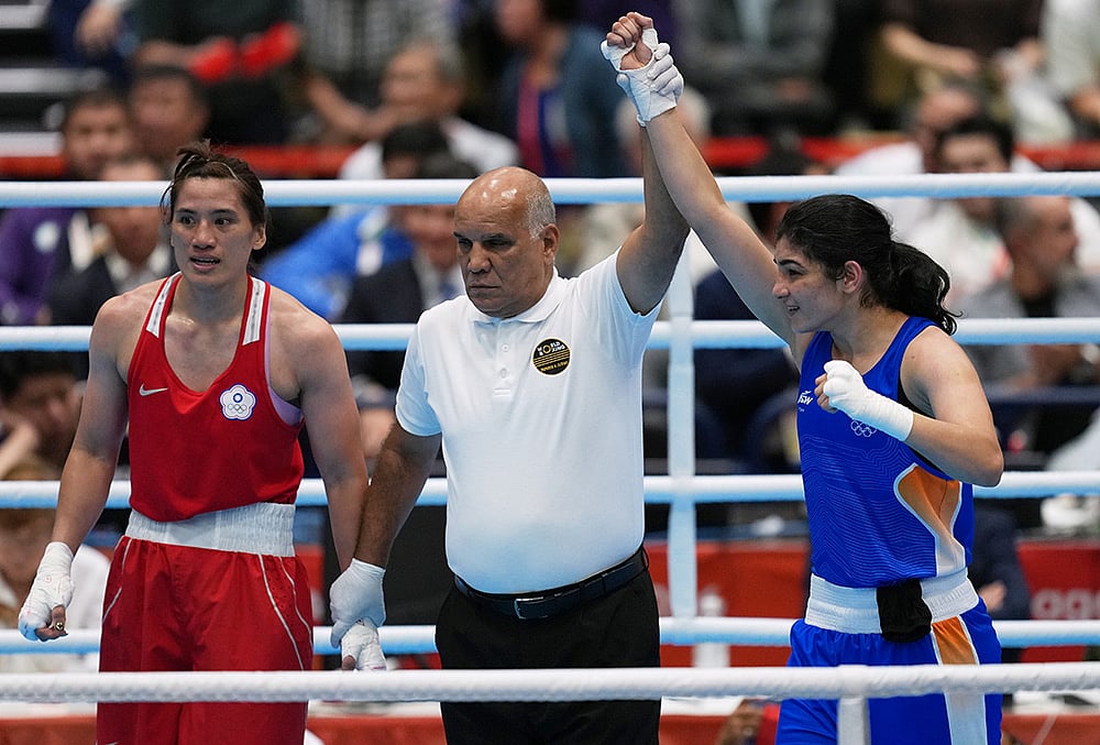 India womens 65 kg boxing gold pictures
