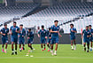 Day In Pics: October 02, 2026 | Photo: PTI/Manvender Vashist Lav : Members of the Indian men's national football team during a training session on the eve of their international friendly match against Brazil, at Vivekananda Yuba Bharati Krirangan (Salt Lake Stadium), in Kolkata.