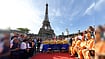 Eiffel Tower BAPS Row: Paris Probe Finds No Explicit Request To Exclude Women Staff Instagram@bapsparis : BAPS Delegation at Eiffel Tower