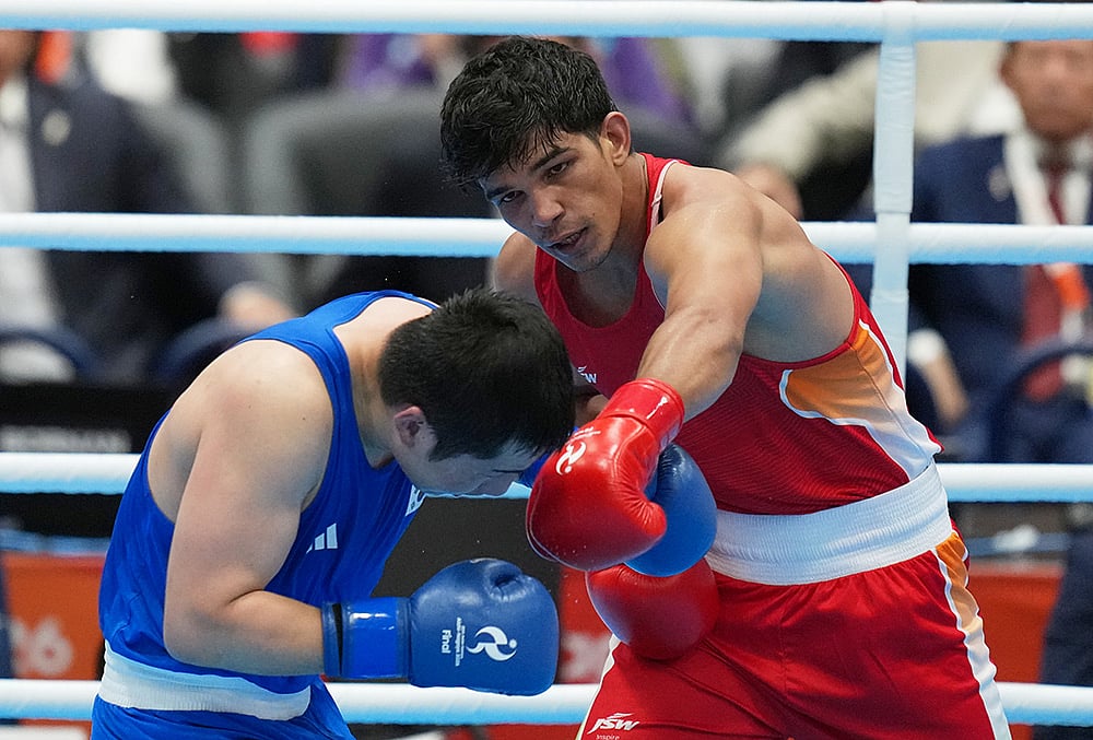 India boxing hat-trick gold medals Asian Games