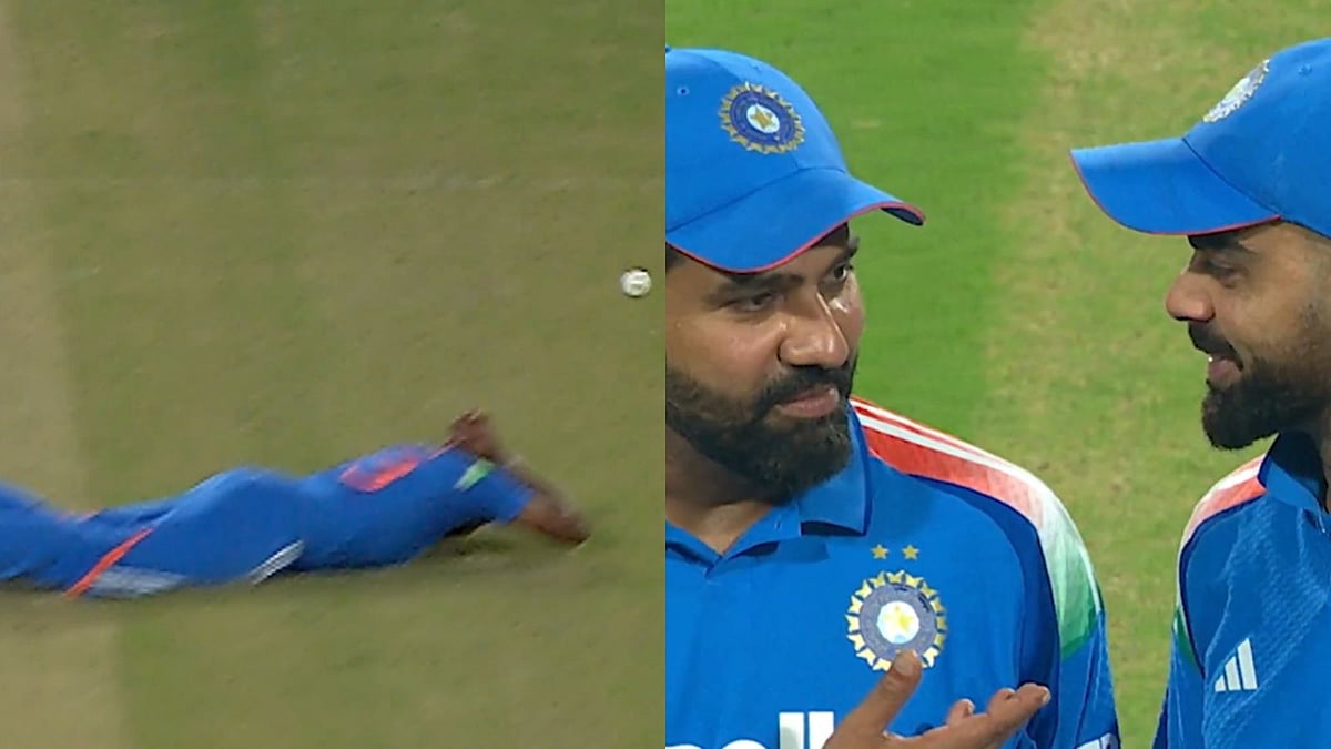 Composite images of Mohammed Siraj and Rohit Sharma, Virat Kohli - Screengrabs/StarSports