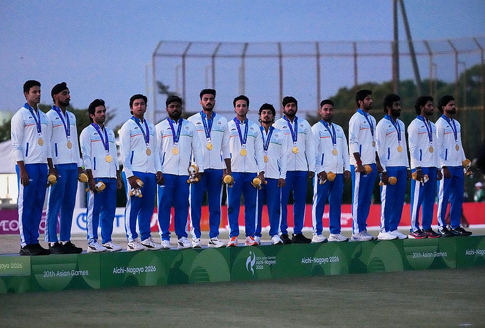 Gold medalists India team members 