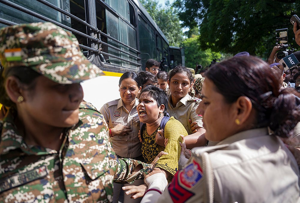 | Photo: PTI/Karma Bhutia