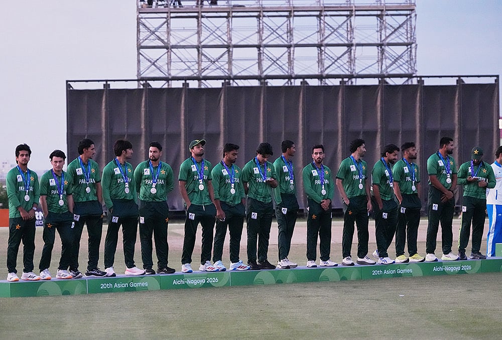 Silver medalists Pakistan team