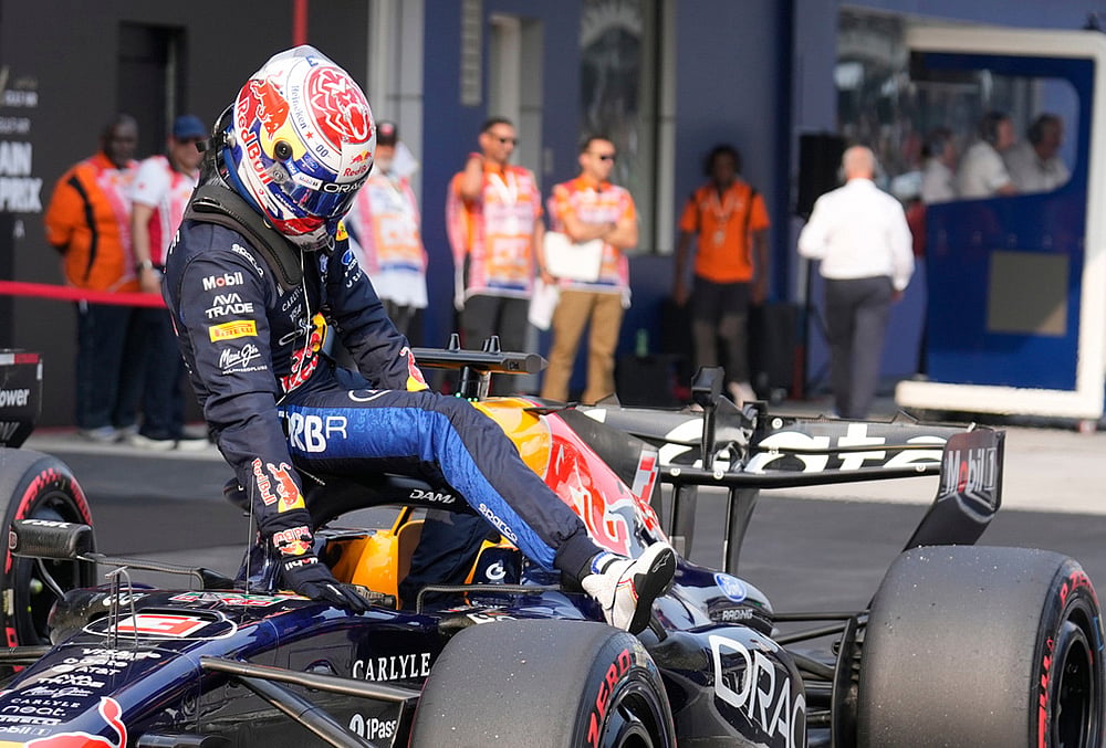 Bahrain F1 GP in Malaysia Auto Racing Qualifying highlights Red Bull driver Max Verstappen