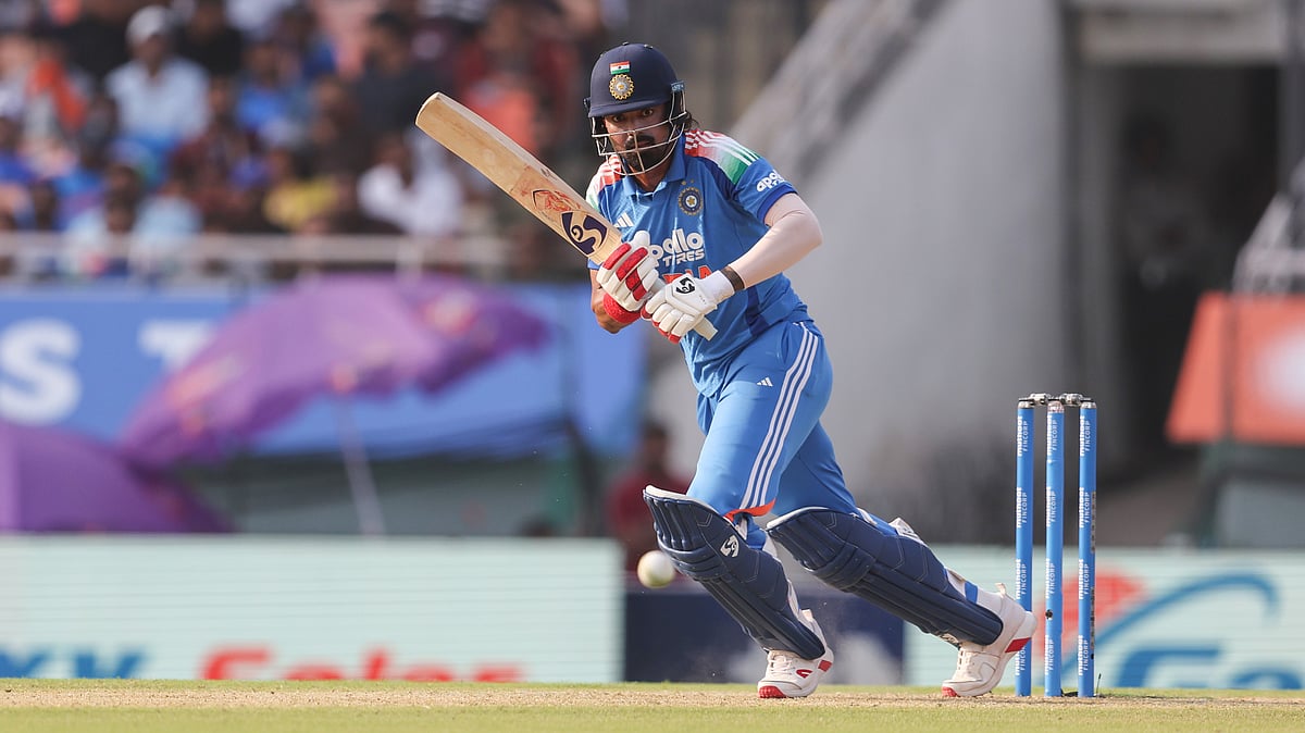 KL Rahul Scores Fifty Against West Indies In The 3rd ODI On October 3rd - | Photo: X/BCCI
