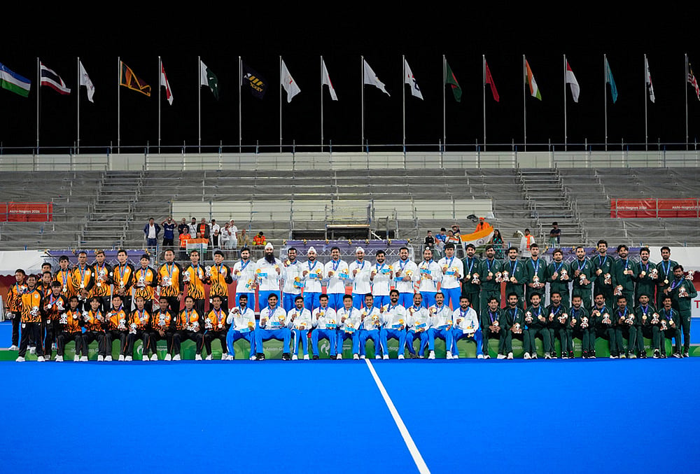 Asian games 2026 mens hockey medal ceremony 